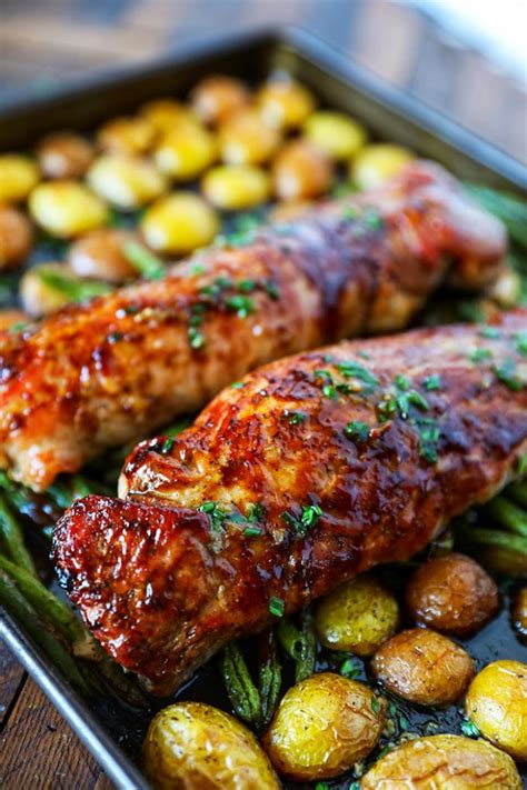 Pork tenderloin is a small cut of meat so you can finish it off fairly quickly in the smoker. PORK TENDERLOIN RECIPE EASY SHEET PAN DINNER - Steaten ...