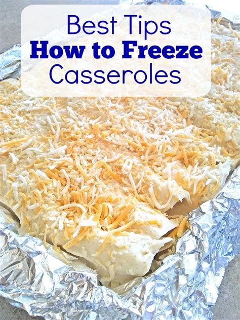 Best Tips On How To Freeze Casseroles Saving Cent By Cent Casserole