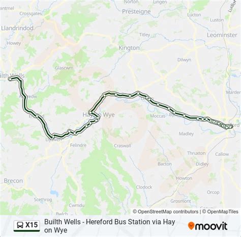 X15 Route Schedules Stops And Maps Hereford Updated