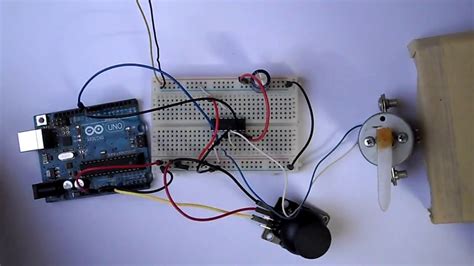 Arduino Dc Motor Control With Joystick Youtube