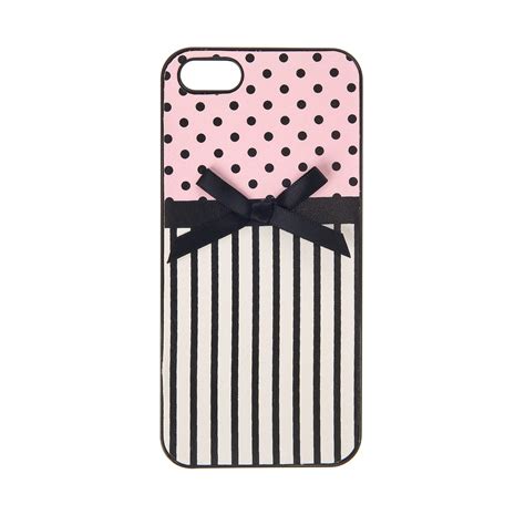 Pink Polka Dot And Stripes Phone Cover Iphone 55s Compatible Iphone