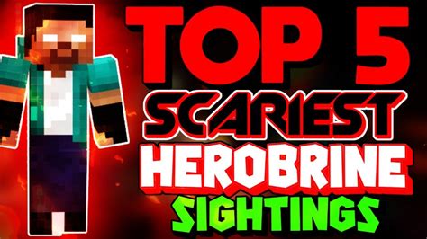 Top 5 Scariest Herobrine Sightings Caught Online Herobrine Minecraft