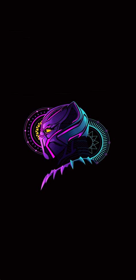 Black panther wallpaper for laptop. wonderful wallpaper 1440×2960 Black Panther, glow, mask ...