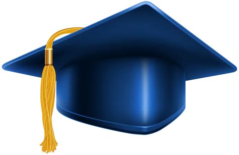 Graduation Clipart Transparent Blue Graduation Cap Png Clipart
