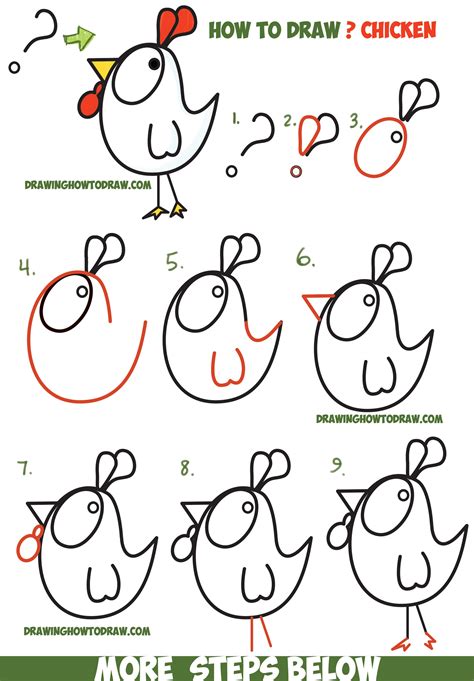Https://tommynaija.com/draw/how To Draw A Chicken Step By Step