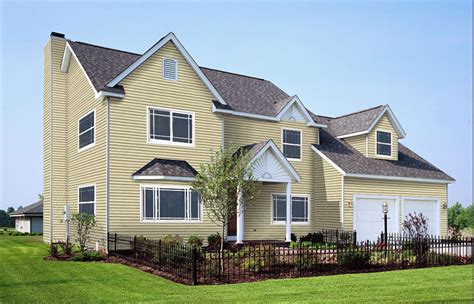 Vinyl Siding Products Available In Yellow