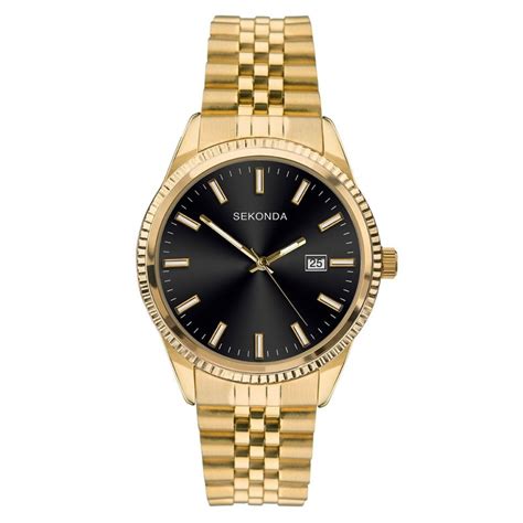 Mens Gold Plated Watch 1642 Watches From Hillier Jewellers Uk