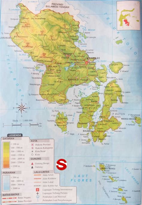 Peta Atlas Provinsi Sulawesi Tenggara Web Sejarah