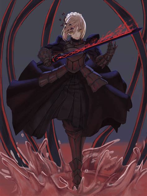 Saber Alter Fate Zero Darkside Arturia Pendragon Fate Characters
