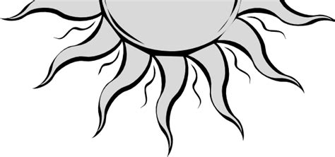 View Sun Outline Vector Png