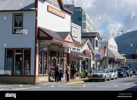 Downtown Sitka Alaska Stock Photo Alamy
