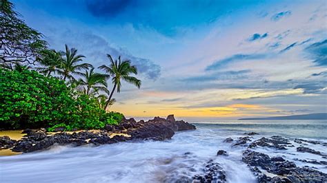 Hd Wallpaper Kanappali Beach Maui Hawaii Desktop Background 592840
