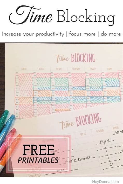 Free Daily Time Blocking Template