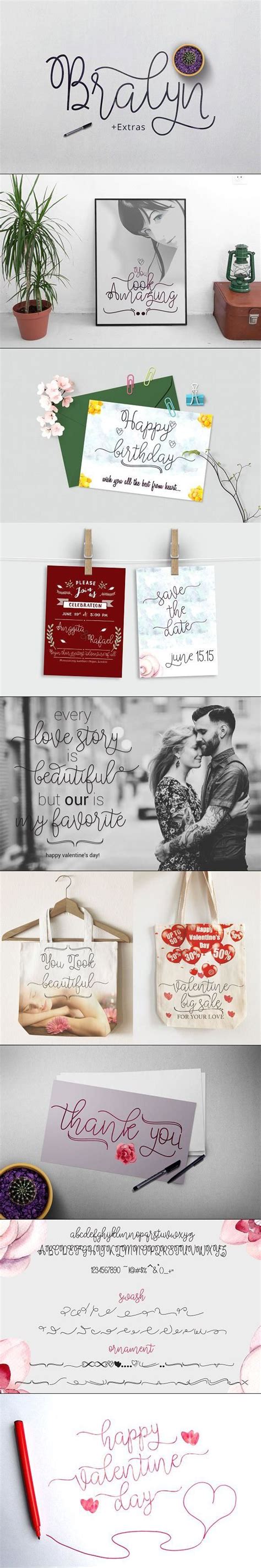 It is super elegant and classy making it an. Bralyn Script | Wedding fonts, Cool fonts, Elegant font