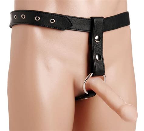 leather butt plug harness with cock ring on literotica