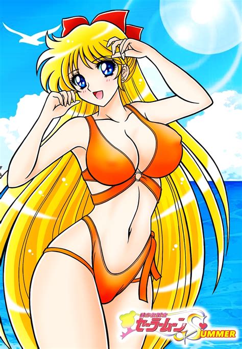 Tatsumi Kyouhei Aino Minako Bishoujo Senshi Sailor Moon Highres Girl Bikini Bird Blonde