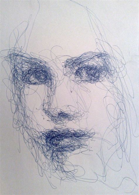 Quick Sketch Pen Portrait Inspirierende Kunst Zeichnungen Und Grafik