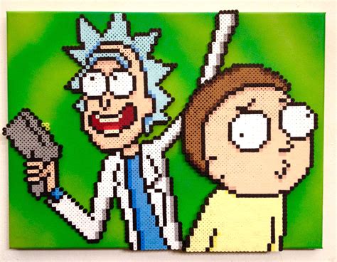 Rick And Morty Perler Beads By Kylemccoy Pattern De