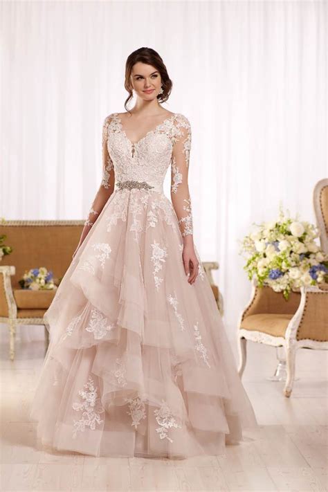 Https://favs.pics/wedding/blush Wedding Dress Long Sleeve