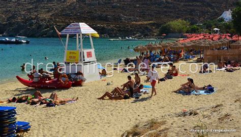 Psarou Beach Mykonos Beaches Greece