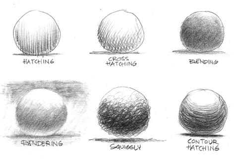 Sketching Techniques - Graphite Spheres | Sketching techniques, Drawing techniques, Basic drawing
