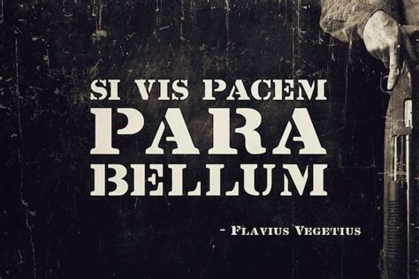 Si Vis Pacem Para Bellum Poster Famous Military Quote Poster Etsy