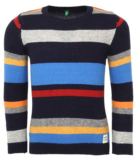 Is a global fashion brand based in ponzano veneto, italy founded in 1965. United Colors Of Benetton Multicolored Sweater - Buy ...