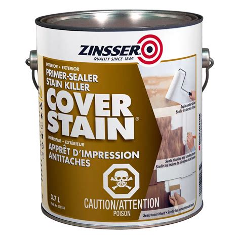 Zinsser Cover Stain Interior Exterior Primer Sealer And Stain Killer 3