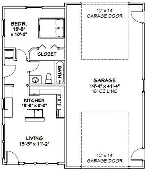 Https://tommynaija.com/home Design/1 Bedroom Home Rv Garage Plans
