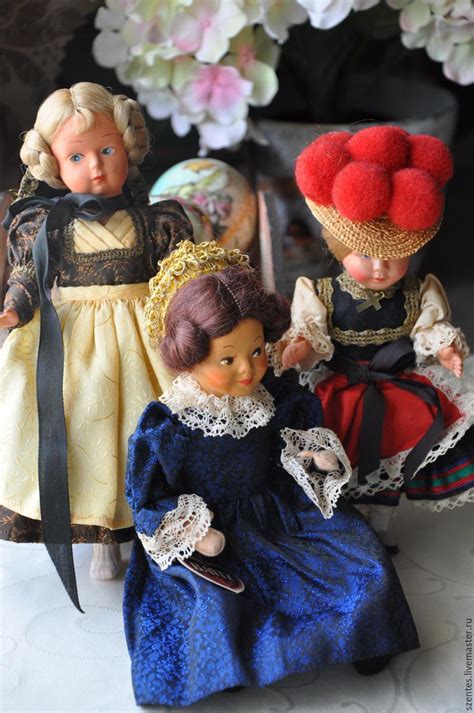 Купить Винтажные куколки винтажные куклы винтажная кукла маленькая