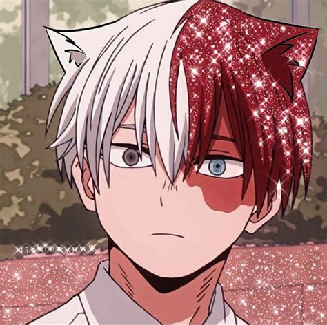 Todoroki Aesthetic Glitter Catboy Icon Aesthetic Anime Anime Catboy