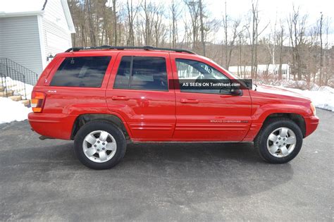 2001 Jeep Grand Cherokee Limited Red