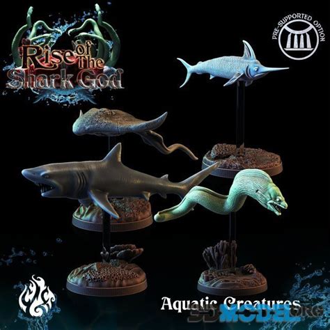 3d Model Aquatic Creatures Printable