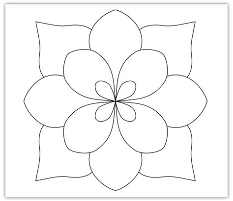 Free Flower Quilt Patterns Printable