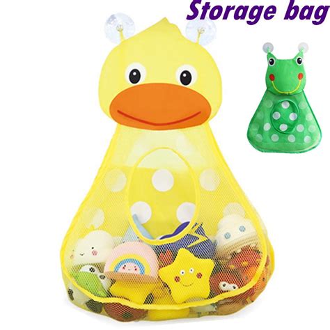 Bathroom Baby Bathtub Toy Mesh Duck Storage Bags Organizer Holder Net