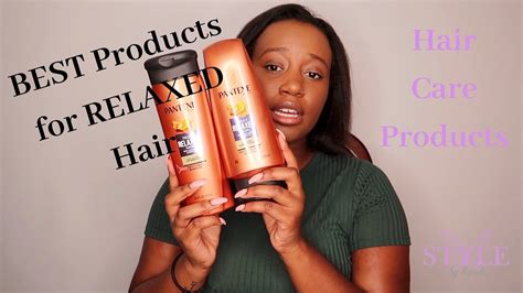 Stylebyliyah Best Products For Relaxed Hair Hair Care Youtube