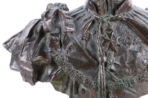 Elkington And Co London Bronze Bust Of King George V Cast After Sydney