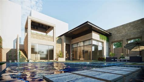 Modern Villa At Kuwait Ahmad Hamed Archinect