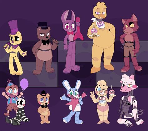 Fnaf Au Reference 2018 By On