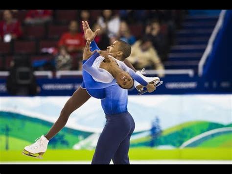 Vanessa James And Yannick Bonheur Of France Olympic French