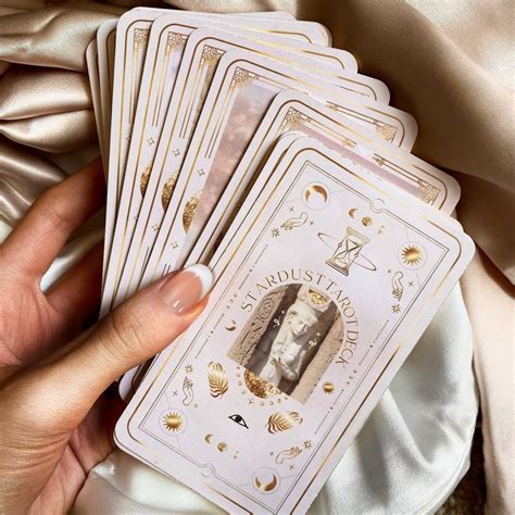 Stardust Tarot Deck 78 Tarot Cards Pink Ethereal Gold Etsy Tarot