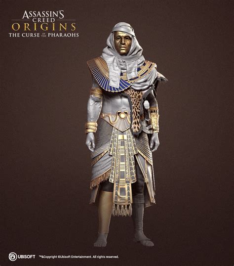 AC Origins Curse Of The Pharaohs Egyptian Warrior Priest Outfit