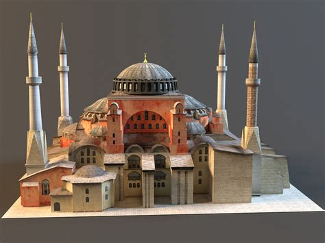 3d Istanbul Hagia Sophia