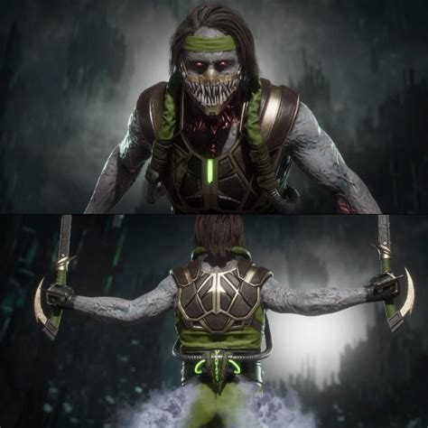 In Honor Of Reptile Not Being In MK I Made A Kabal Skin Dedicated To Him R MortalKombat