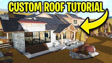 How To Make A Custom Roof In Bloxburg Roblox Youtube