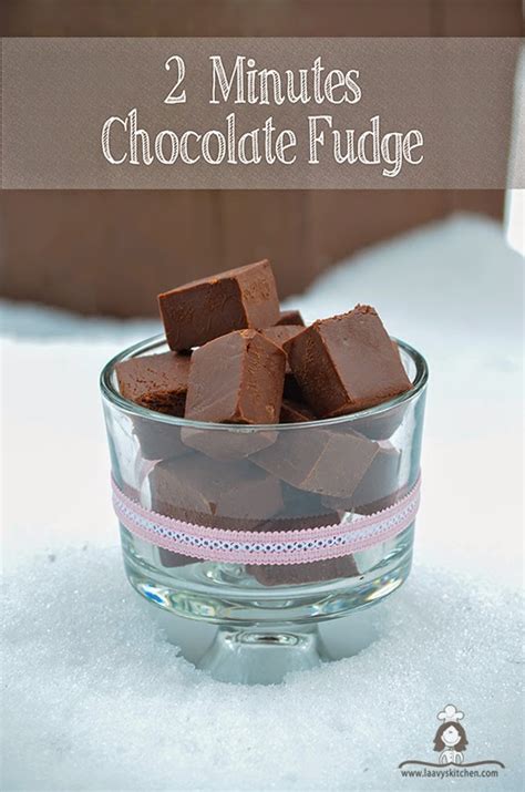 Laavy S Kitchen A Food Blog By Laavy Instant Chocolate Fudge