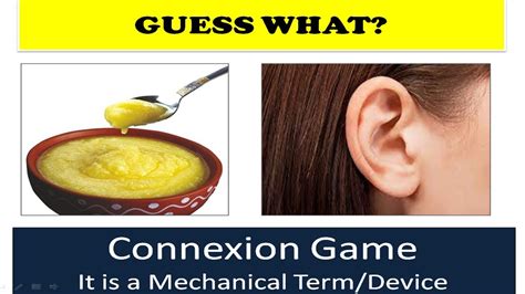Connection Game Guess What Technical Connexion Mechanical