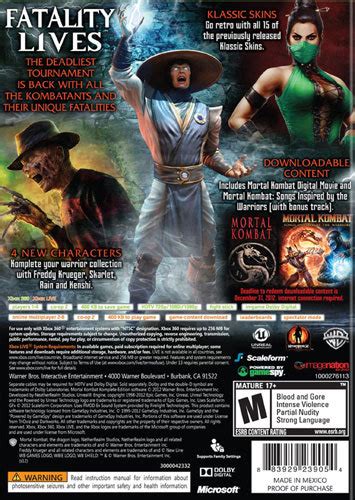 Mortal Kombat Komplete Edition Xbox 360 1000276113 Best Buy
