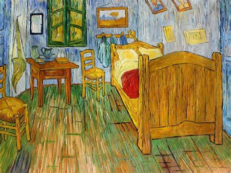 In early 1889, van gogh returned home from the hospital in arles. Vincent Van Gogh, Vincent's Bedroom at Arles - Hand ...