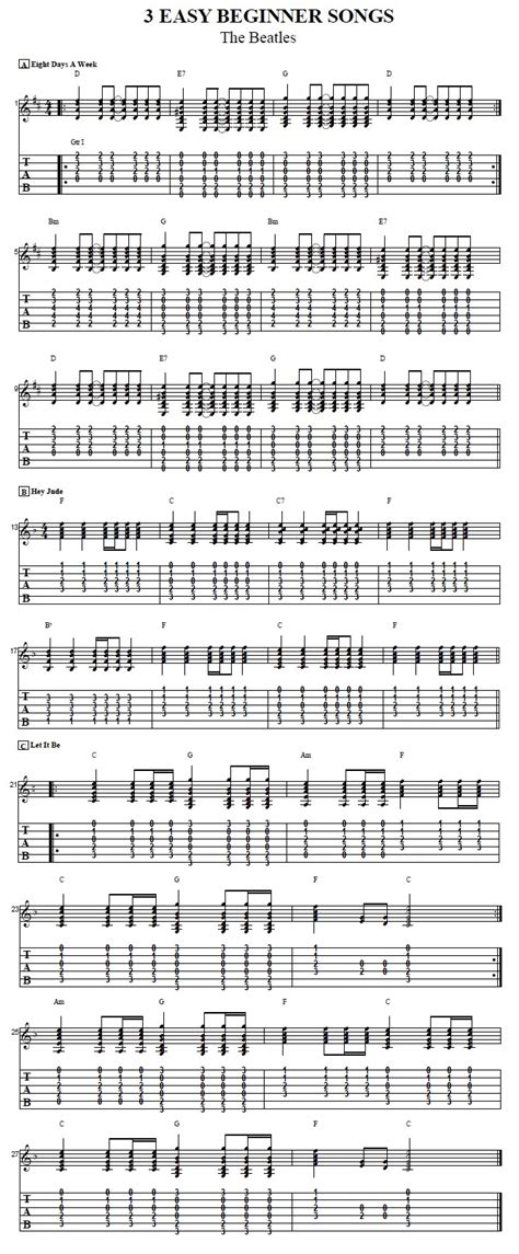 Chasing cars by snow patrol. 3 Easy The Beatles Songs for Beginners - Acoustic Guitar ...